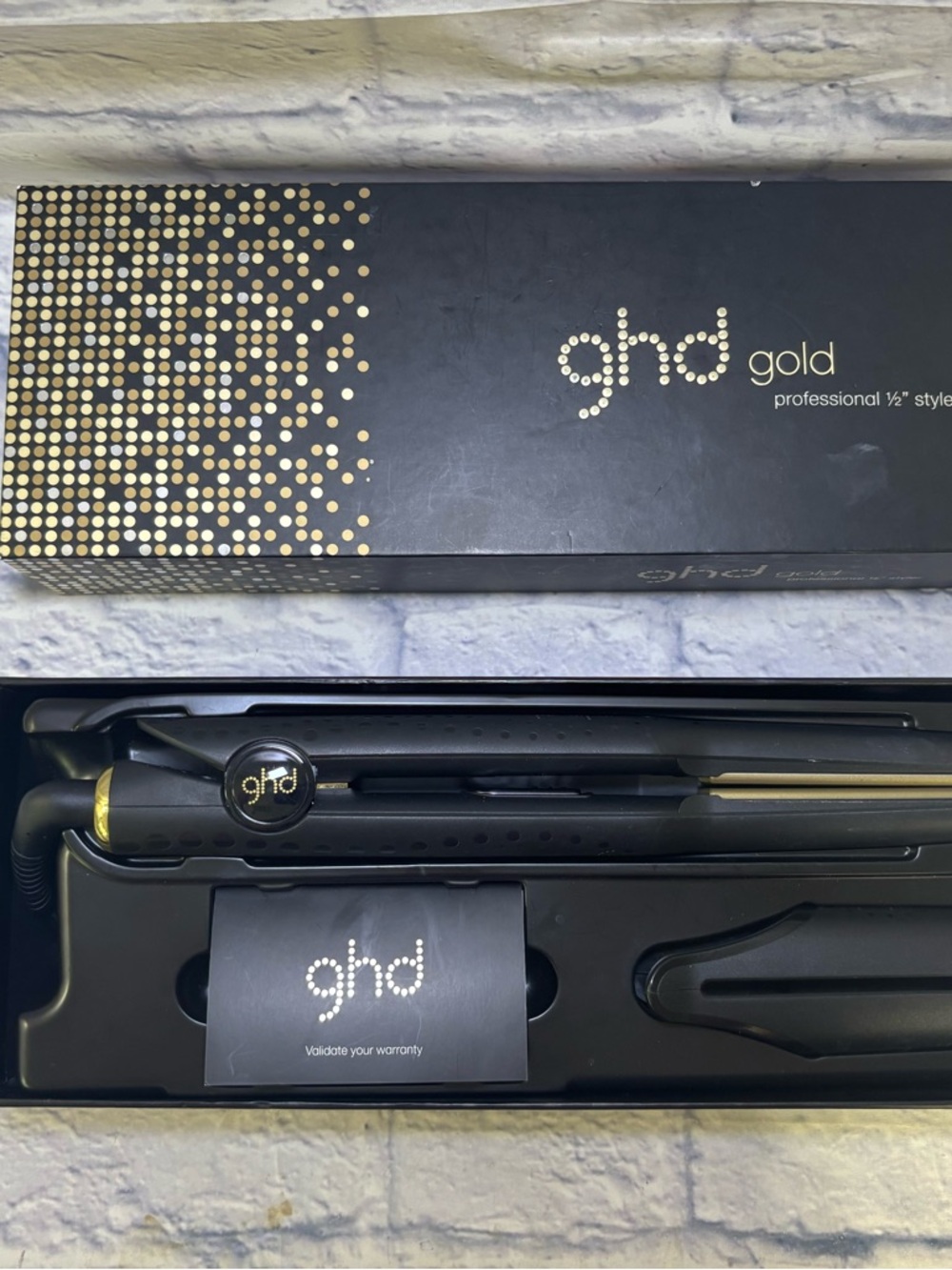 ghd Platinum Styler 1/2 inch Flat Iron Hair Straightener Professional Ceramic
